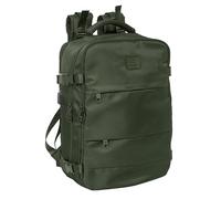 safta - 15.6" Laptop Cabin Travel Backpack, Ideal for Youth of Different Ages, Comfortable and Versatile, Quality and Strength, 29 x 19 x 44 cm, Army Green, M, Military Green, M, Casual
