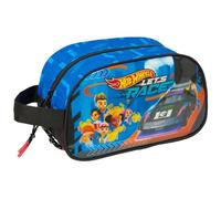 Safta HOT WHEELS LET'S RACE - Medium Children's School Toiletry Bag with Handle, Children's Toiletry Bag, Adaptable to Cart, Easy Cleaning, Comfortable and Versatile, Quality and Resistance, 26 x 12 x