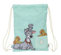Safta CATS & DOGS Junior Flat Bag Backpack, Ideal for Children of Different Ages, Comfortable and Versatile, Quality and Resistance, 26 x 34 cm, baby blue, M, Casual