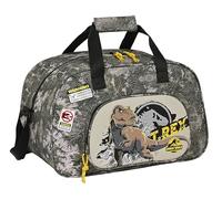 Safta Jurassic World Warning - Sports Bag, Backpack, Ideal for Children of Different Ages, Comfortable and Versatile, Quality and Resistance, 40 x 23 x 24 cm, Grey, Grey, Estándar, Casual