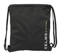 Safta KELME IRON - Large Flat Bag Backpack, Ideal for Children of Different Ages, Comfortable and Versatile, Quality and Resistance, 35 x 40 cm, Black/White, M, Casual
