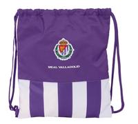 Safta Real Valladolid - Large Flat Bag Backpack, Ideal for Children of Different Ages, Comfortable and Versatile, Quality and Resistance, 35 x 40 cm, Purple/White, M, Casual