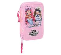 SAFTA 412264854 Double Pen 28 Pcs Nanana Sparkles 12,5X19,5X4Cm, Multicoloured