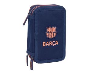 Safta 412526857 F.c Barcelona 2nd Kit Triple Filled 37 Pieces Pencil Case