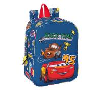 safta Cars Racing Children's Backpack, Children's Backpack, School Backpack, Adaptable to the Pram, Ideal for Nurseries, Comfortable and Versatile, Quality and Durability, 22 x 10 x 27 cm, navy, M,