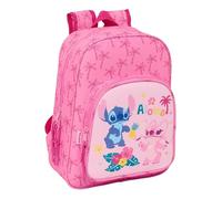 STITCH CHILL - Animated Children's School Backpack, Children's Backpack, Adaptable to Trolley, Ideal for School-Age Children, Comfortable and Versatile, Quality and Resistance, 26 x 11 x 34 cm, mint