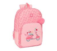 Safta MOOS Passion - School Backpack, Adaptable to Cart, Ideal for Children of Different Ages, Comfortable and Versatile, Quality and Resistance, multicoloured, M, Casual