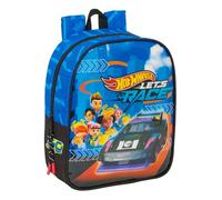 Safta HOT WHEELS LET'S RACE - Children's Backpack, Children's Backpack, School Backpack, Adaptable to Trolley, Ideal for Nursery, Comfortable and Versatile, Quality and Resistance, 22 x 10 x 27 cm,