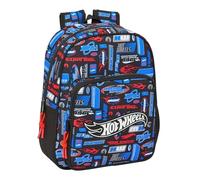 Safta HOT WHEELS - Children's School Backpack, Ideal for Children of Different Ages, Comfortable and Versatile, Quality and Resistance, 27 x 10 x 33 cm, multicoloured, M, Casual