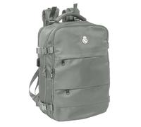 Safta Real Madrid EQUIPACIÓN 25/26 - Travel Backpack in Cabin, for 15.6 inch Laptop, Ideal for Young People of Different Ages, Comfortable and Versatile, Quality and Resistance, 29 x 19 x 44 cm, white