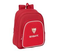 Safta SEVILLA FC - Children's Backpack, Ideal for Children of Different Ages, Comfortable and Versatile, Quality and Resistance, 28x10x34mm, red, M, Casual
