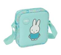 Safta 612591222 M222d, Miffy Friends Small, Children's Shoulder Bag, Children's Bag, Ideal 5 to 14 Years, Comfortable and Versatile, Quality and Resistance, 16 x 4 x 18 cm Unisex Children, Pastel Blue