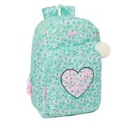 Safta CUORE School Backpack, Adaptable to Cart, Ideal for Children of Different Ages, Comfortable and Versatile, Quality and Resistance, Mint, M, Casual