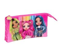SAFTA 812220744 Rainbow High Triple Pencil Case 22X12X3Cm, Multicoloured