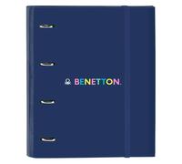 Safta A4 4 Rings With Replacement 100 Sheets Benetton Binder