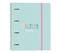 Safta A4 4 Rings With Replacement 100 Sheets Blackfit8 Enjoy Binder
