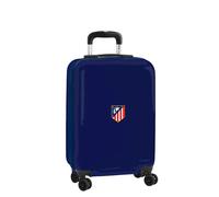 ATLÉTICO DE Madrid - Cabin Trolley 20 Inches, Suitcase with Wheels, Security Lock, Lightweight Suitcase, 34.5 x 20 x 55 cm