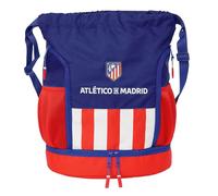 Safta ATLÉTICO DE MADRID - Backpack Bag, Ideal for Children of Different Ages, Comfortable and Versatile, Quality and Resistance, 34 x 15 x 43 cm, Red/blue/white, M, Casual