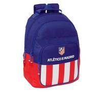 Safta Atletico de Madrid - Children's School Backpack, Ideal for Children of Different Ages, Comfortable and Versatile, Quality and Resistance, 32 x 15 x 42 cm, Red/blue/white, M, Casual