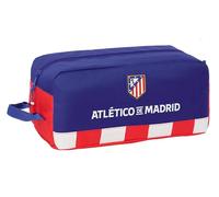 Safta ATLÉTICO DE MADRID - Medium Shoe Rack, Multipurpose, Pencil Case, Sport, Extracurricular Football, Comfortable and Versatile, 34 x 18 x 15 cm, Red/blue/white, M, Casual