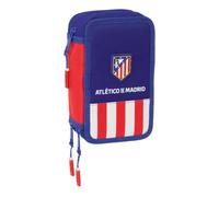 Safta Atletico de Madrid - School Pencil Case with 37 Tools Included, Children's Pencil Case, Child, Ideal for Children from 5 to 14 Years, Comfortable and Versatile, Quality and Resistance, 12.5 x
