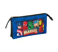 Safta Avengers 22x12x3 Cm Triple Pencil Case