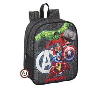 Safta AVENGERS VENDETTA - Children's Backpack, Children's Backpack, School Backpack, Adaptable to Trolley, Ideal for Nursery, Comfortable and Versatile, Quality and Resistance, 22 x 10 x 27 cm,
