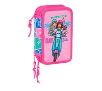 Safta Barbie 12.5x19.5x5.5 Cm Triple Pencil Case