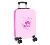 Safta Barbie Painterly 20´´ Twin 40.1l 34.5x20x55 Cm Trolley Bag Pink Kids