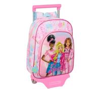 Safta Barbie Painterly Wheeled Backpack