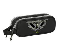 Safta BATMAN GAME OVER - Double Child's Pencil Case, Children's Pencil Case, Ideal for School Age Children, Comfortable and Versatile, Quality and Resistance, 21 x 6 x 8 cm, Black/White, M, Casual