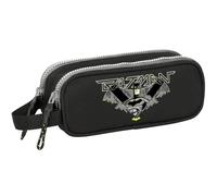 Safta BATMAN GAME OVER - Double Child's Pencil Case, Children's Pencil Case, Ideal for School Age Children, Comfortable and Versatile, Quality and Resistance, 21 x 6 x 8 cm, Black/White, M, Casual
