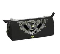 Safta BATMAN GAME OVER - Pencil Case with Zip and Compartment, Children's Pencil Case, Ideal for School Age Children, Comfortable and Versatile, Quality and Resistance, 21 x 7 x 8 cm, Black/White, M,