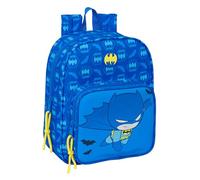 Safta BATMAN PREESCOLAR - Nursery Backpack, Adaptable to Cart, with Pocket, Easy Cleaning, Ideal for Children of Different Ages, Comfortable and Versatile, Quality and Resistance, 22 x 10 x 27 cm