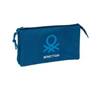 Safta Benetton Basics 22x12x3 Cm Triple Pencil Case