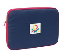 Safta BENETTON CHERRY - Laptop Sleeve 15.6 Inches, Backpack, Ideal for Children of Different Ages, Comfortable and Versatile, Quality and Resistance, 39.5 x 3.5 x 27.5 cm, Cherry/Navy, M, Casual