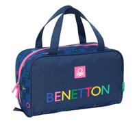 Safta BENETTON DAMERO Rectangular Toiletry Bag with Handle, Children's Toiletry Bag, Adaptable to Trolley, Ideal for Children from 5 to 14 Years, Comfortable and Versatile, Quality and Resistance, 31