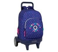 Safta Benetton Drop 33l 33x45x22 Cm Wheeled Backpack