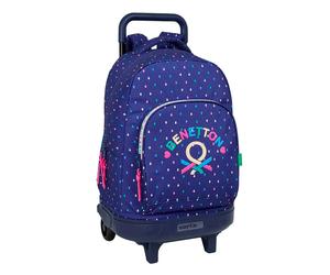 Safta Benetton Drop 33l 33x45x22 Cm Wheeled Backpack