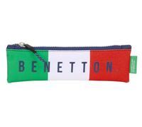 Safta BENETTON FLAG - School Pencil Case, Children's Pencil Case, Ideal for Children from 5 to 14 Years, Comfortable and Versatile, Quality and Resistance, 20 x 60 cm, navy, M, Casual