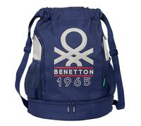 Safta Unisex Kids M197 BENETTON VARSITY Backpack, Ideal for Children of Different Ages, Comfortable and Versatile, Quality and Resistance, 34 x 15 x 43 cm, Navy Blue/Grey (Pack of 1), Navy Blue/Grey,