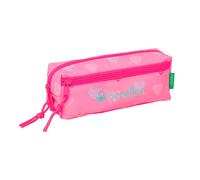 Safta Benetton Heart 22x8.5x6 Cm Triple Pencil Case