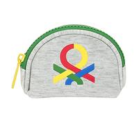 SAFTA Benetton Pop Purse, Small Purse, XS, Comfortable and Versatile, Quality and Strength, 9.5 x 3 x 8 cm, Grey, Grey, Estándar, Casual