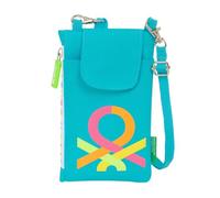 BENETTON SUMMER - Mobile Phone Holder, Standard Wallet, for Mobile, Comfortable and Versatile, Quality and Resistance, 19 x 10 cm, blue, M, Casual