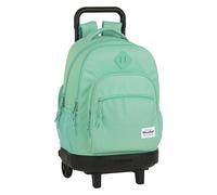 Safta Big Compact Wheeled Backpack 33l Green