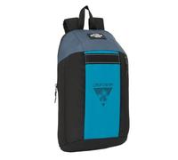 Safta BLACKFIT8 CALIFORNIA - Mini Backpack for Daily Use, Ideal for Children of Different Ages, Comfortable and Versatile, Quality and Resistance, 22 x 10 x 39 cm, black/blue, M, Casual