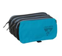 Safta BLACKFIT8 CALIFORNIA - Triple Big Recycled Pencil Case, Children's Pencil Case, Ideal for School Age Children, Comfortable and Versatile, Quality and Resistance, 21.5 x 8 x 10 cm, black/blue, M,