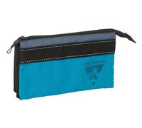 Safta BLACKFIT8 CALIFORNIA - Triple Pencil Case, Recyclable Fabric, Children's Pencil Case, Children's Case, Ideal for School Age Children, Comfortable and Versatile, Quality and Resistance, 22 x 3 x