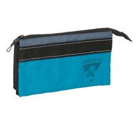 Safta BLACKFIT8 CALIFORNIA - Triple Pencil Case, Recyclable Fabric, Children's Pencil Case, Children's Case, Ideal for School Age Children, Comfortable and Versatile, Quality and Resistance, 22 x 3 x