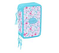 Safta BLACKFIT8 COOL - School Pencil Case with 37 Tools Included, Children's Pencil Case, Child, Ideal for Children from 5 to 14 Years, Comfortable and Versatile, Quality and Resistance, 12.5 x 5.5 x